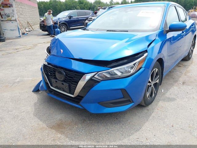 2022 Nissan Sentra Sv Xtronic Cvt მანქანა იყიდება აუქციონზე, vin: 3N1AB8CVXNY237647, აუქციონის ნომერი: 45786528