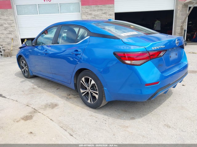 2022 Nissan Sentra Sv Xtronic Cvt მანქანა იყიდება აუქციონზე, vin: 3N1AB8CVXNY237647, აუქციონის ნომერი: 45786528