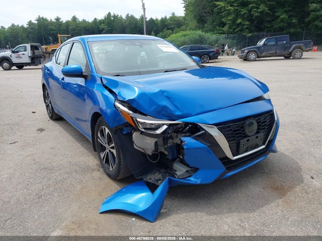 2022 Nissan Sentra Sv Xtronic Cvt მანქანა იყიდება აუქციონზე, vin: 3N1AB8CVXNY237647, აუქციონის ნომერი: 45786528