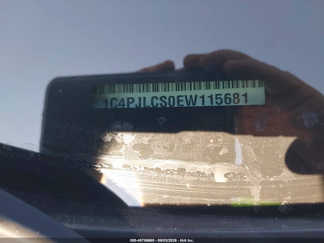 2014 Jeep Cherokee Latitude მანქანა იყიდება აუქციონზე, vin: 1C4PJLCS0EW115681, აუქციონის ნომერი: 45786660