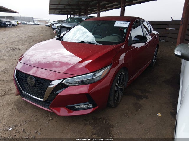 2021 Nissan Sentra Sr Xtronic Cvt მანქანა იყიდება აუქციონზე, vin: 3N1AB8DV0MY255975, აუქციონის ნომერი: 45786688
