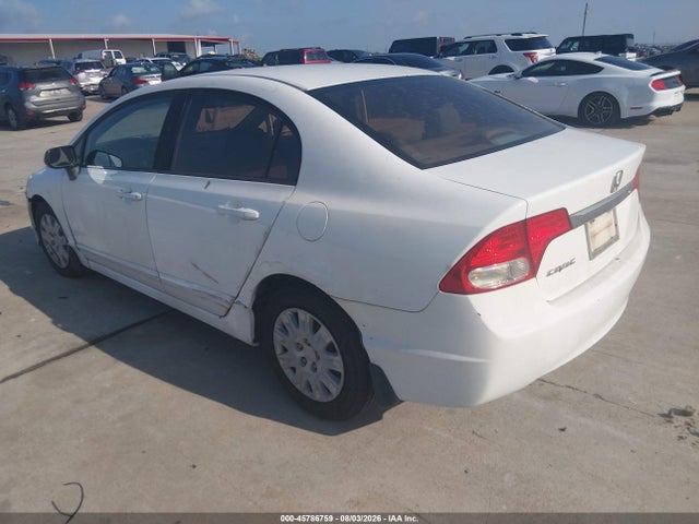 Продажа на аукционе авто 2010 Honda Civic Vp, vin: 19XFA1F36AE053308, номер лота: 45786759