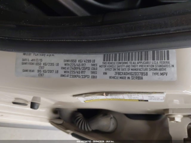 Fiat 500L TREKKING 2016 ZFBCFADH1GZ037858 Image 9