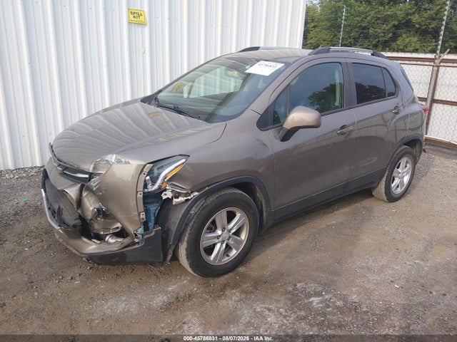 45786831 :رقم المزاد ، KL7CJLSM8MB361267 vin ، 2021 Chevrolet Trax Fwd Lt مزاد بيع
