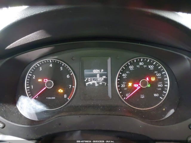 2014 Volkswagen Jetta 1.8t Se მანქანა იყიდება აუქციონზე, vin: 3VWD17AJ3EM423753, აუქციონის ნომერი: 45786834