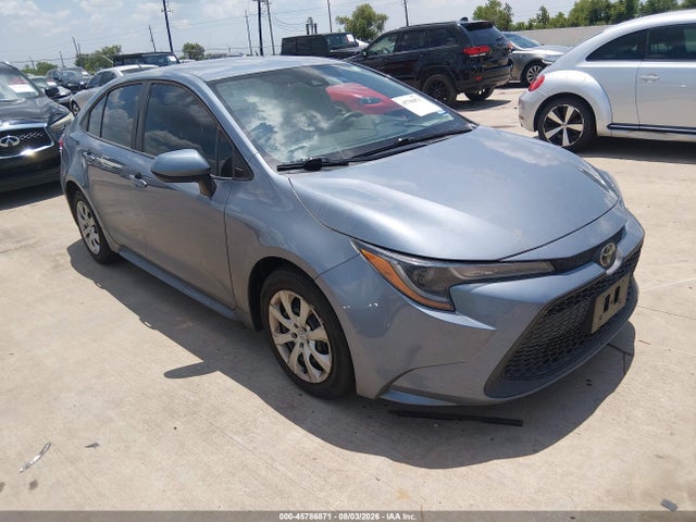 2021 Toyota Corolla Le მანქანა იყიდება აუქციონზე, vin: 5YFEPMAEXMP231664, აუქციონის ნომერი: 45786871