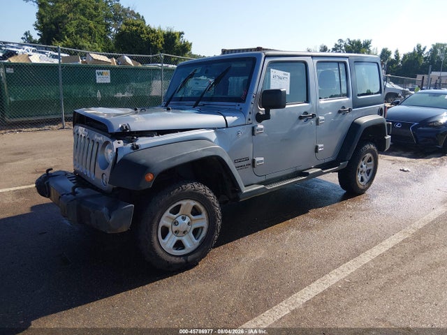 Aukcja sprzedaży 2016 Jeep Wrangler Unlimited Sport Rhd, vin: 1C4BJWKG9GL293568, numer aukcji: 45786977