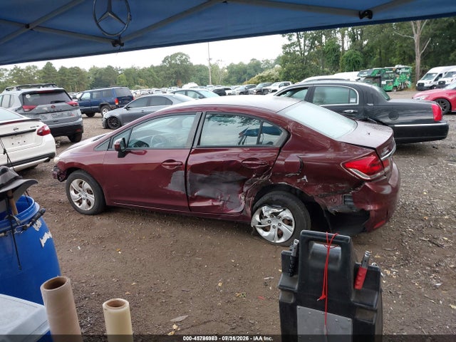 45786983 :رقم المزاد ، 2HGFB2F54EH547800 vin ، 2014 Honda Civic Lx مزاد بيع