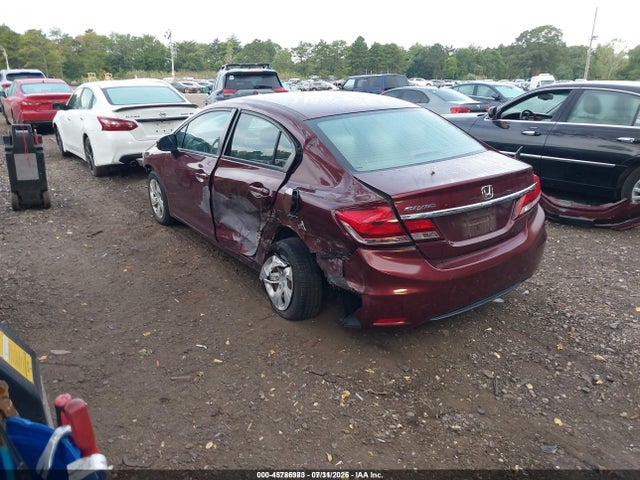 45786983 :رقم المزاد ، 2HGFB2F54EH547800 vin ، 2014 Honda Civic Lx مزاد بيع
