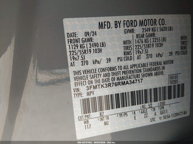 Ford Mustang Mach-e Premium 2024 3FMTK3R76RMA34717 Image 9