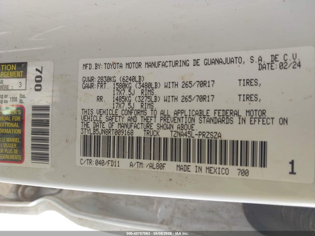3TYLB5JN8RT009168 Toyota Tacoma Trd Off Road