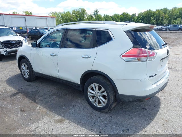 2016 Nissan Rogue Sv მანქანა იყიდება აუქციონზე, vin: KNMAT2MV8GP625695, აუქციონის ნომერი: 45787087