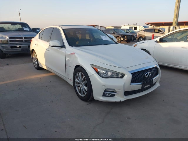 2015 Infiniti Q50 Premium მანქანა იყიდება აუქციონზე, vin: JN1BV7APXFM339089, აუქციონის ნომერი: 45787153