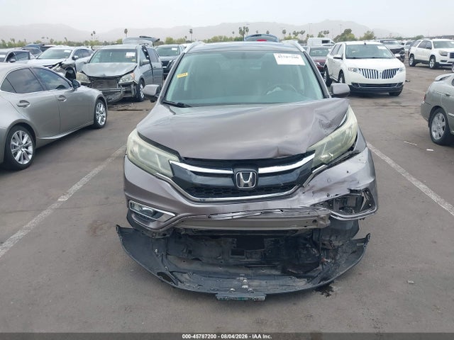 45787200 :رقم المزاد ، 2HKRM4H78FH706634 vin ، 2015 Honda Cr-v Ex-l مزاد بيع