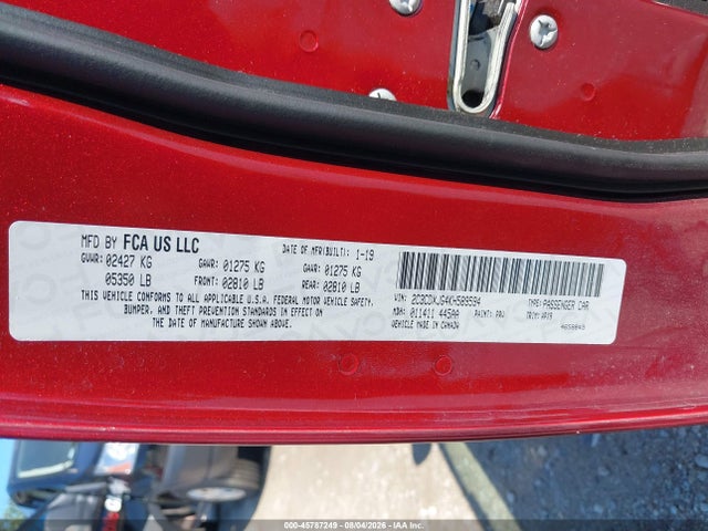Продаж на аукціоні авто 2019 Dodge Charger Sxt Awd, vin: 2C3CDXJG4KH589594, номер лоту: 45787249