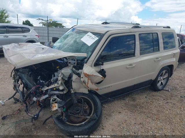 Aukcja sprzedaży 2016 Jeep Patriot High Altitude Edition, vin: 1C4NJRFB2GD786449, numer aukcji: 45787257