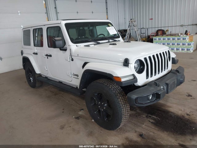 45787342 :رقم المزاد ، 1C4HJXEG3NW112598 vin ، 2022 Jeep Wrangler Unlimited Sahara Altitude 4x4 مزاد بيع