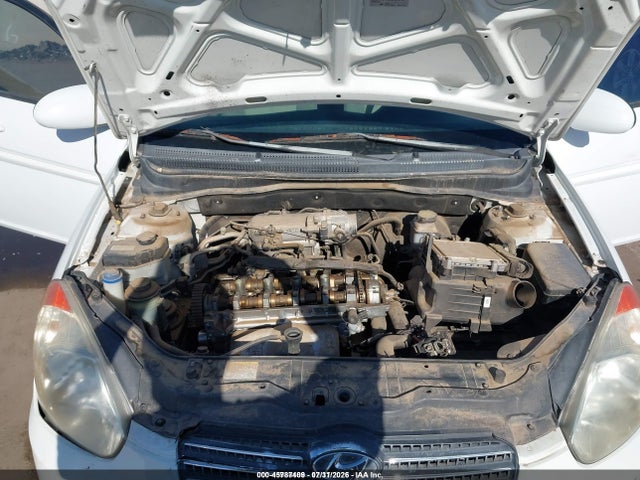2007 Hyundai Accent Gls მანქანა იყიდება აუქციონზე, vin: KMHCN46CX7U139042, აუქციონის ნომერი: 45787409