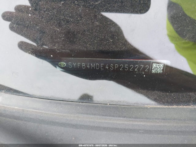 45787470 :رقم المزاد ، 5YFB4MDE4SP252272 vin ، 2025 Toyota Corolla Le مزاد بيع