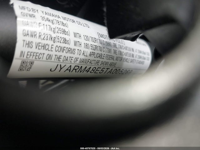 Yamaha Mtn690 2026 JYARM48E5TA005269 Image 10