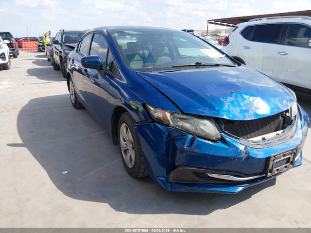 Продаж на аукціоні авто 2014 Honda Civic Lx, vin: 19XFB2F54EE024187, номер лоту: 45787694