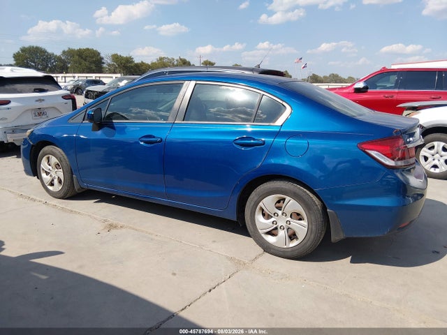 45787694 :رقم المزاد ، 19XFB2F54EE024187 vin ، 2014 Honda Civic Lx مزاد بيع