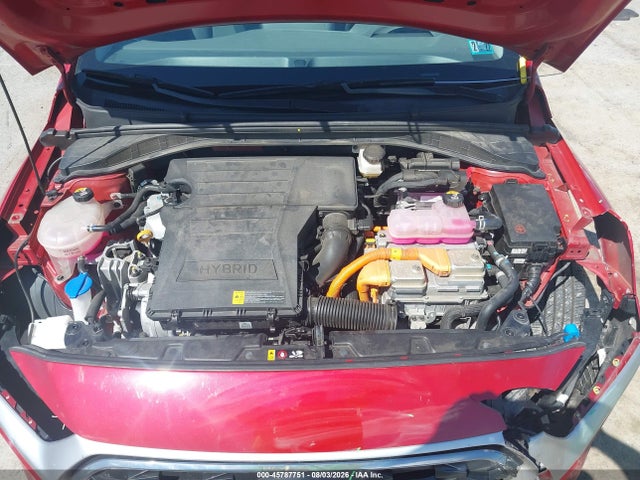 45787751 :رقم المزاد ، KMHC65LC5NU268844 vin ، 2022 Hyundai Ioniq Hybrid Blue مزاد بيع