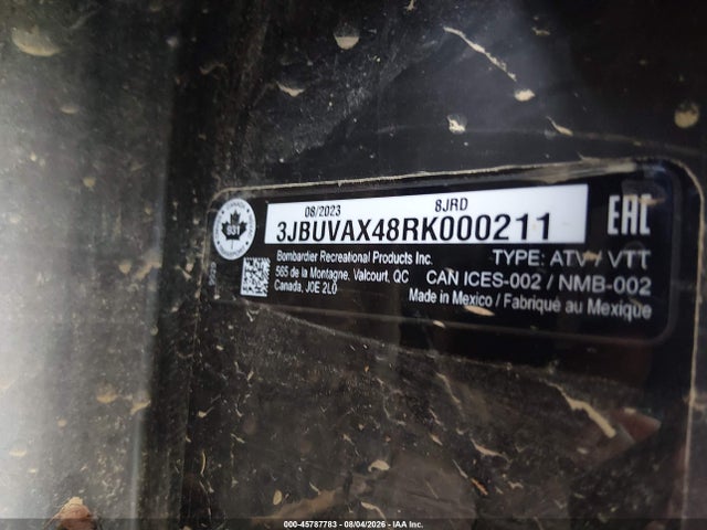 Can-Am Defender Limited Cab Hd10 2024 3JBUVAX48RK000211 Image 10