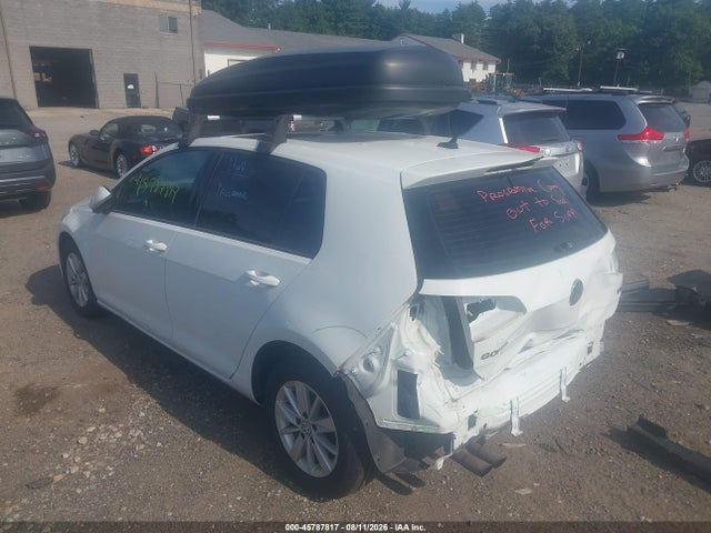 Продажа на аукционе авто 2015 Volkswagen Golf Tsi S 4-door, vin: 3VW217AUXFM095248, номер лота: 45787817