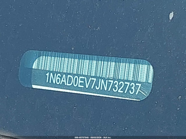 Nissan Frontier Sv 2018 1N6AD0EV7JN732737 Image 9
