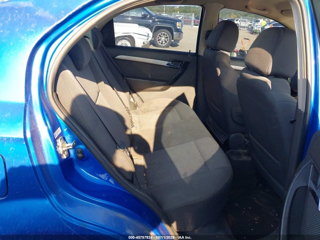 2011 Chevrolet Aveo 1lt მანქანა იყიდება აუქციონზე, vin: KL1TD5DE7BB263234, აუქციონის ნომერი: 45787924
