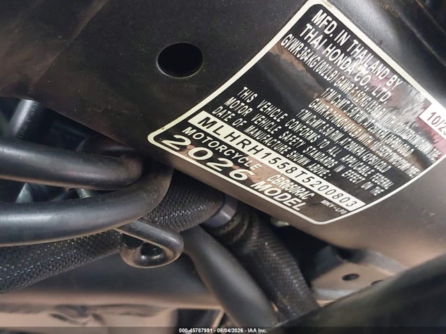 Honda CBR650 R 2026 MLHRH1558T5200803 Image 10