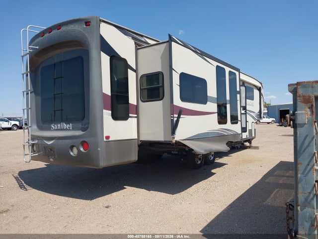 2016 Forest River Sanibel 5th Wheel 40' მანქანა იყიდება აუქციონზე, vin: 5ZT3SN1B1GG701831, აუქციონის ნომერი: 45788165