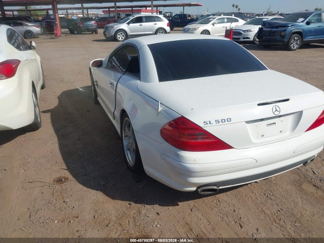 2003 Mercedes-benz Sl 500 მანქანა იყიდება აუქციონზე, vin: WDBSK75F23F006648, აუქციონის ნომერი: 45788297