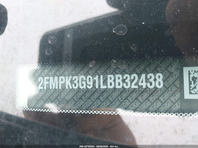 2020 Ford Edge Se მანქანა იყიდება აუქციონზე, vin: 2FMPK3G91LBB32438, აუქციონის ნომერი: 45788304