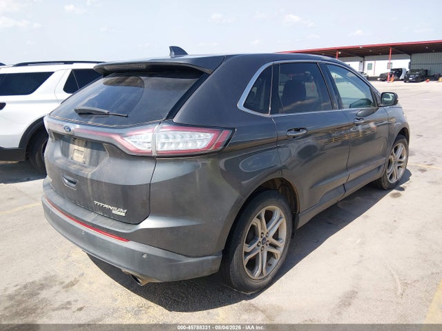 2015 Ford Edge Titanium მანქანა იყიდება აუქციონზე, vin: 2FMTK3K98FBB35525, აუქციონის ნომერი: 45788331