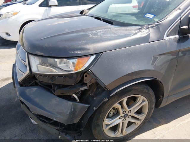 2015 Ford Edge Titanium მანქანა იყიდება აუქციონზე, vin: 2FMTK3K98FBB35525, აუქციონის ნომერი: 45788331