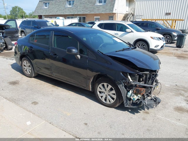 2013 Honda Civic Lx მანქანა იყიდება აუქციონზე, vin: 2HGFB2F57DH591529, აუქციონის ნომერი: 45788450