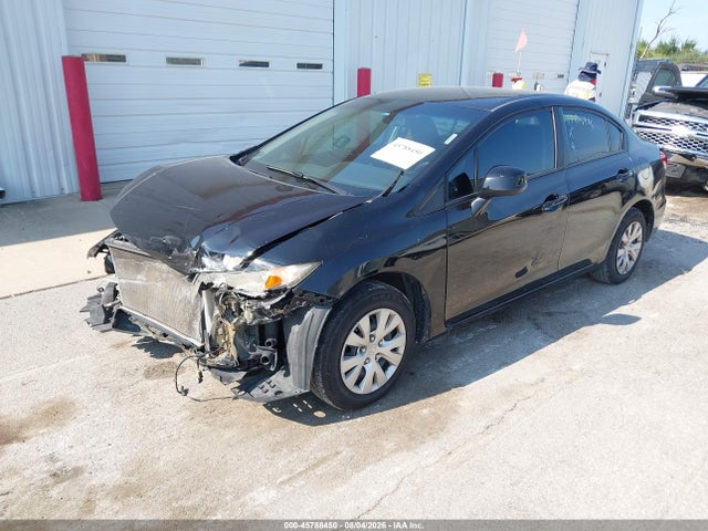 45788450 :رقم المزاد ، 2HGFB2F57DH591529 vin ، 2013 Honda Civic Lx مزاد بيع