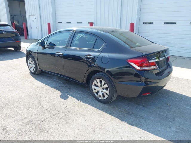 45788450 :رقم المزاد ، 2HGFB2F57DH591529 vin ، 2013 Honda Civic Lx مزاد بيع