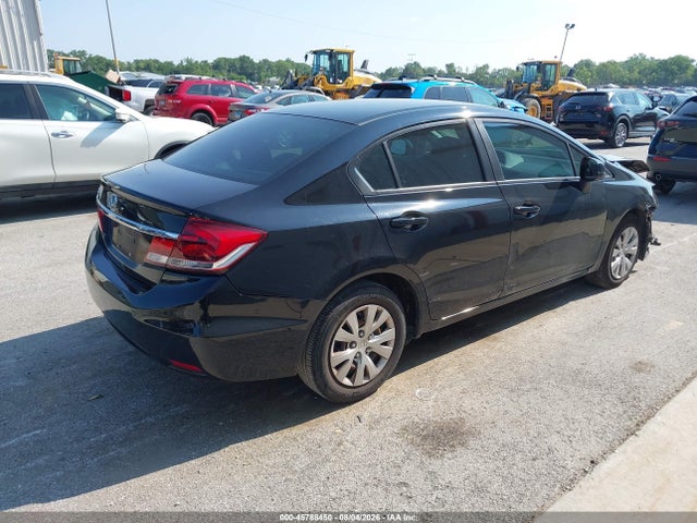 45788450 :رقم المزاد ، 2HGFB2F57DH591529 vin ، 2013 Honda Civic Lx مزاد بيع