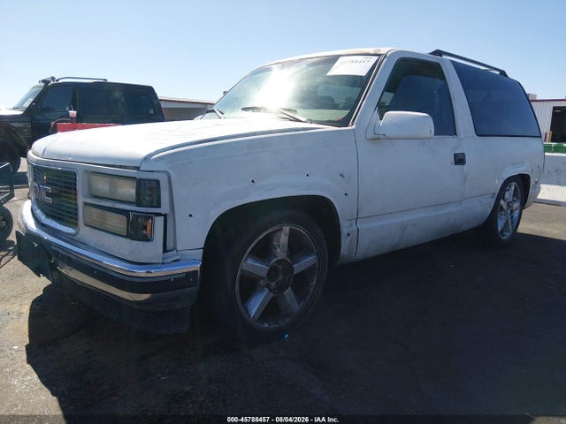 1997 Gmc Yukon Sl მანქანა იყიდება აუქციონზე, vin: 3GKEK18R1VG525939, აუქციონის ნომერი: 45788457