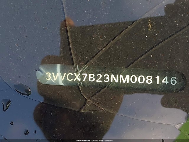Aukcja sprzedaży 2022 Volkswagen Taos 1.5t S, vin: 3VVCX7B23NM008146, numer aukcji: 45788468