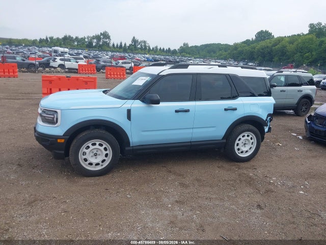 2024 Ford Bronco Sport Heritage მანქანა იყიდება აუქციონზე, vin: 3FMCR9G62RRF11087, აუქციონის ნომერი: 45788489