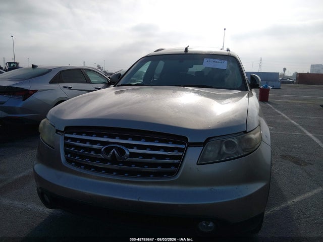 Aukcja sprzedaży 2004 Infiniti Fx35, vin: JNRAS08U04X100179, numer aukcji: 45788647