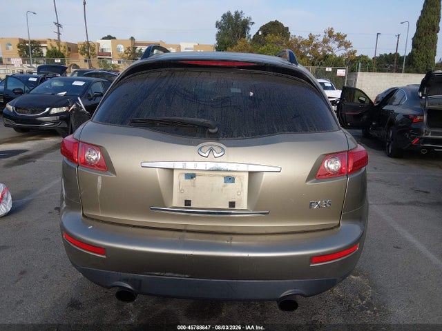 Aukcja sprzedaży 2004 Infiniti Fx35, vin: JNRAS08U04X100179, numer aukcji: 45788647