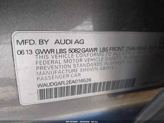Продаж на аукціоні авто 2014 Audi S4 3.0t Premium Plus, vin: WAUDGAFL2EA016526, номер лоту: 45788657