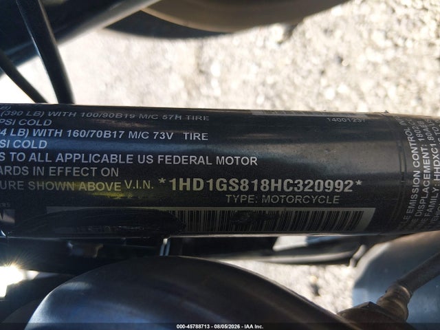 1HD1GS818HC320992 Harley-Davidson FXDLS