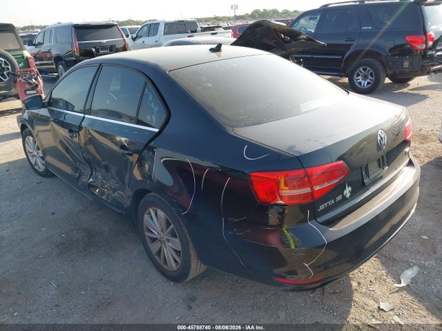 45788740 :رقم المزاد ، 3VWD07AJXFM355407 vin ، 2015 Volkswagen Jetta 1.8t Se مزاد بيع