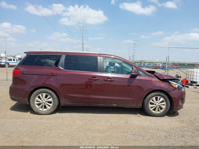 2017 Kia Sedona Lx მანქანა იყიდება აუქციონზე, vin: KNDMB5C16H6319909, აუქციონის ნომერი: 45788748